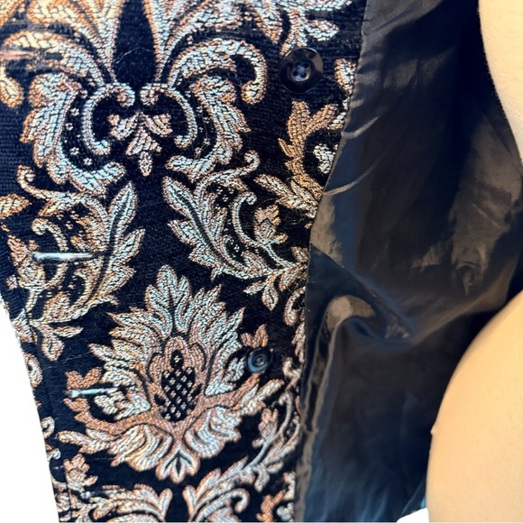 Hazel Black and Gold Brocade Jacket - Picture 8 of 11